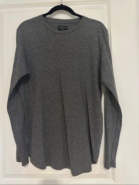 Goodlife Men's Long Sleeve Crewneck Tee - Heather Gray